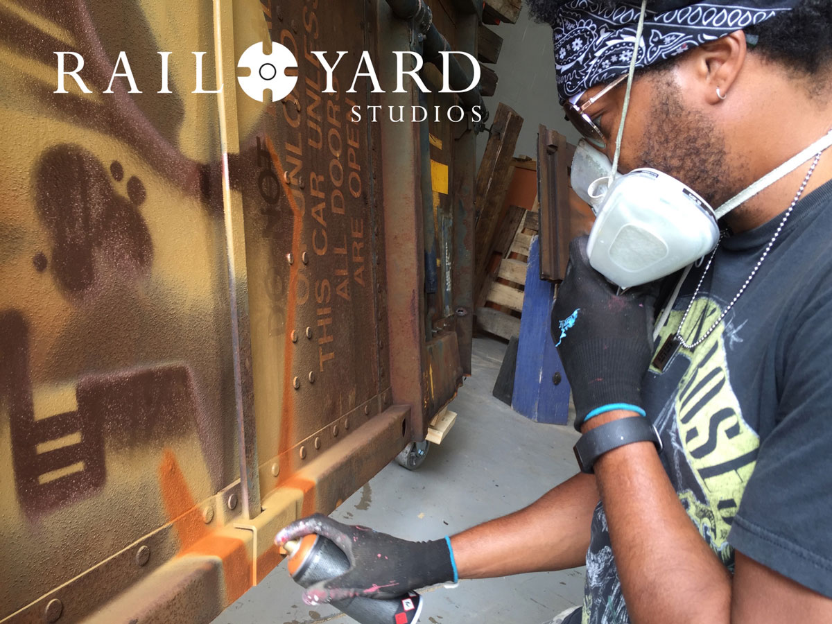 Troy Duff Project Boxcar Graffiti Artist Rail Yard Studios