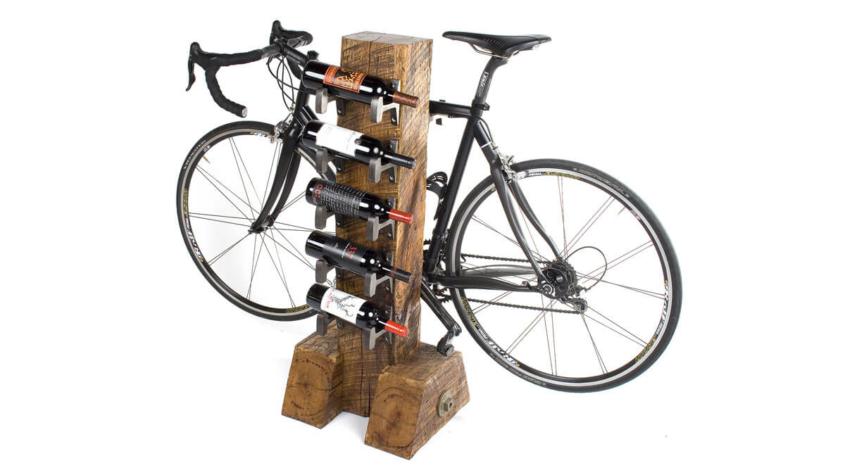 Vino Velo combination wine & bike rack